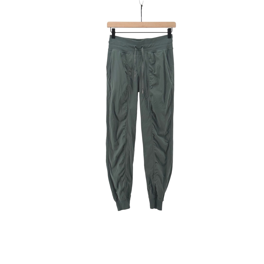 Lululemon ‎ Dance Studio Mid Rise Jogger Women 4 Dark Forest Green Active W5ENMS